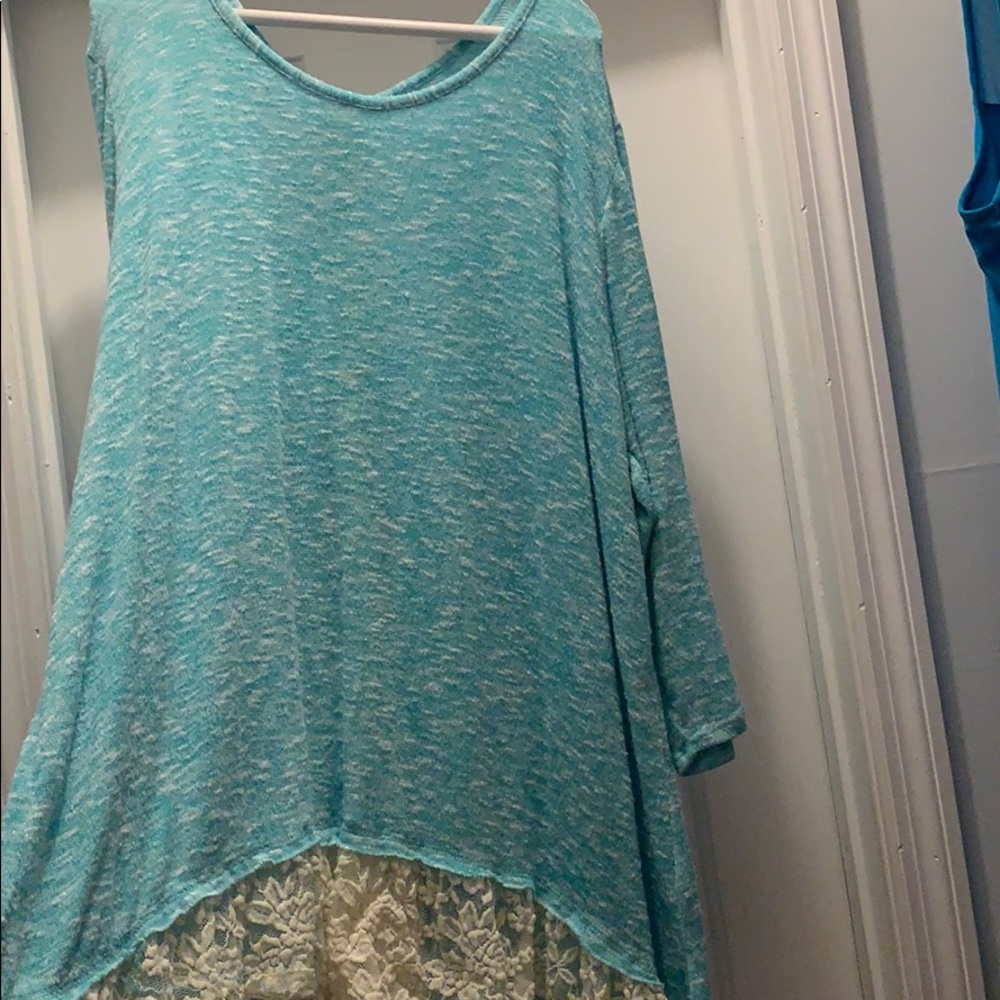 LaceBack Dress Shirt